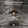 PAGED 10'X12' Hardtop Outdoor Canopies and Gazebos with Galvanized Steel Double Canopy for Patios Deck Backyard, Curtains and Netting, Brown - 4 of 4
