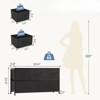 Fontoi Dressers, Tall Dresser with Wood Top, Storage Tower for Bedroom Entryway Hallway, Black, 11.8"*20.9"*39.4" - 2 of 4