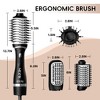 SKIMI Hair Dryer Brush, Black Blow Dryer Brush, Oval Barrel Hot Air Brush for Drying, Straightening, Curling, Blowout Hair Dryer Brush for Women - 3 of 4