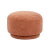 PAGED 15" Mushroom Ottoman Round Upholstered Foot Stool with High Density Foam, Wood Frame for Living Room, Entryway - 2 of 4