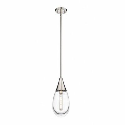 Malone - 1 Light Stem Hung Pendant In Contemporary Style-14.63 Inches Tall and 6 Inches Wide