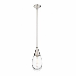 Malone - 1 Light Stem Hung Pendant In Contemporary Style-14.63 Inches Tall and 6 Inches Wide - 1 of 1