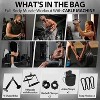 Cable Attachments for Gym, Cable Attachment Set with LAT Pulldown, V Bar, Double D Handle, Ankle Straps, and Barbell Clamps for Home Gym - 3 of 4