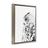 Stupell Industries Snow Owl Peering Blue Eyes Floating Frame Canvas Art - 2 of 4