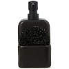 LunaLulinlk Ceramic Liquid Soap Pump with Sponge Caddy Black Ceramic - 4 of 4