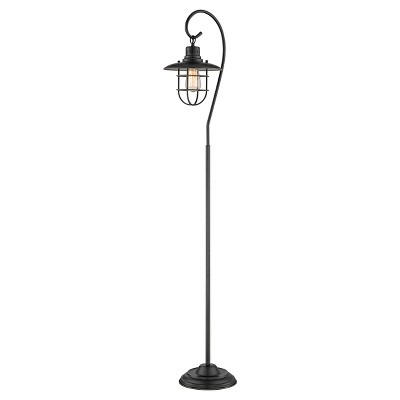 Lanterna II 1 Light Floor Lamp (Includes Light Bulb) Dark Bronze - Lite Source