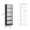 NicBex Bookcases for Living Room Modern 4-Shelf Home Bookcase Display Unit Bookshelf for Home Office, and Bedroom Storage - 2 of 4