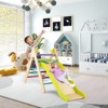 Safstar 2-in-1 Wooden Climbing Triangle Set  Triangle Climber w/ Ramp Multi-color - 2 of 4