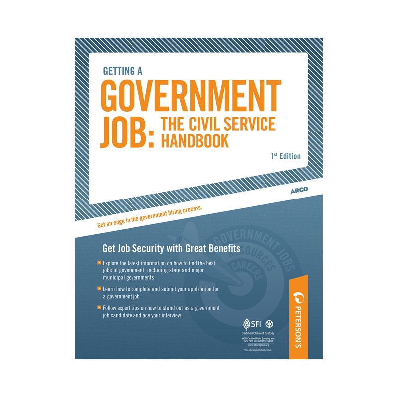 Getting a Government Job: The Civil Service Handbook - (Peterson's Getting a Government Job: The Civil Service Handbook) by  Peterson's (Paperback), 1 of 2