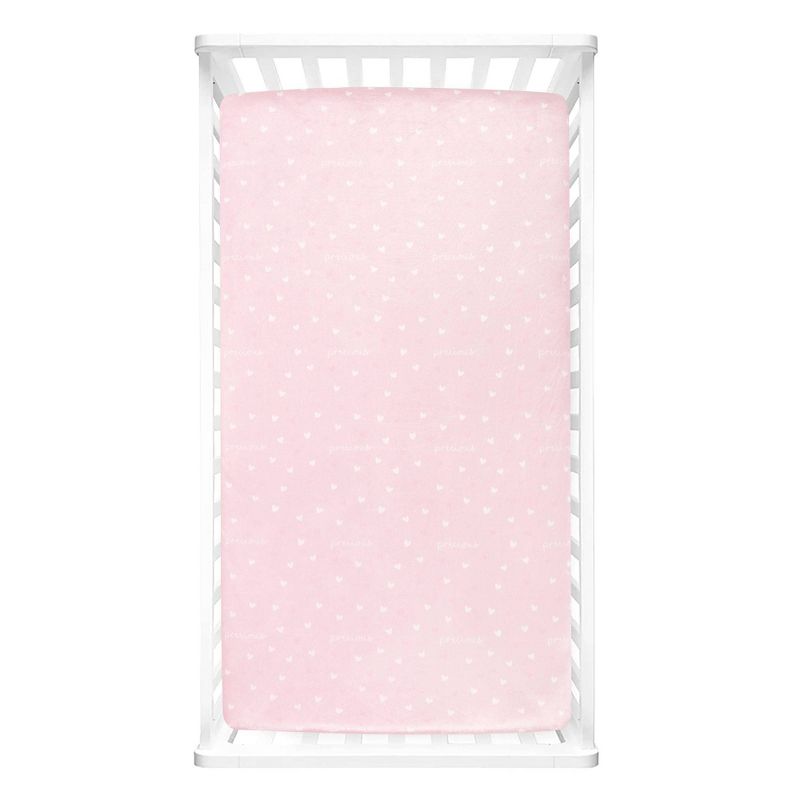 Lush Décor Soft & Micro Plush Fitted Crib Sheet, 2 of 5