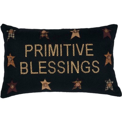 Heritage Farms Primitive Blessings Pillow 14x22 VHC Brands