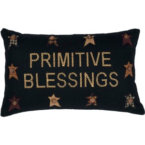 Heritage Farms Primitive Blessings Pillow 14x22 VHC Brands - 1 of 4