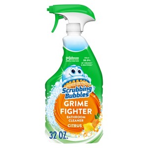 Scrubbing Bubbles Citrus Scent Bathroom Grime Fighter Bathroom Cleaner Spray - 32oz - 1 of 4