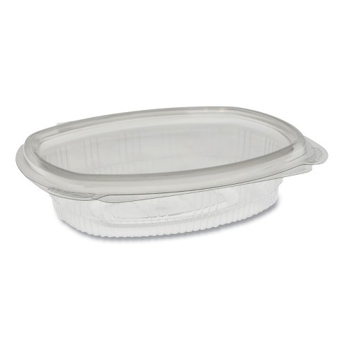 Pactiv Hinged Lid Deli Container 4.92x5.87x1.32 8 Oz 0ca910080000 : Target