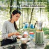 Kismile Tabletop Fire Pit Smokeless Outdoor Mini Fire Compact & Portable Dual Fuel with Portable Bag, 304 Stainless Steel - 4 of 4