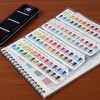 HG Art Concepts Painters Color Diary Swatch Card Protector Sleeves - Pack of 2, Size 24, 4 Card Pockets Per Sleeve, Clear Polypropylene, Fit Size 24 - 4 of 4