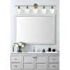 Elegant Lighting Gene 5 Light Satin Gold and Clear Glass Wall Sconce - 2 of 4