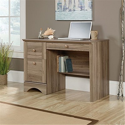 HomeStock All Purpose Drawer Harbor View Computer Desk Brown Salt Oak Finish 43.5" x 19.40" x 28.98"