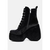 Ashcan High Platform Velvet Ankle Boots Women - 4 of 4