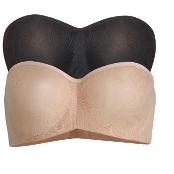 Paramour By Felina  Delightful Seamless Breathable Lace Contour Bra (warm  Neutral, 32c) : Target