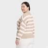 Women's Mock Turtleneck Quarter Zip Pullover Sweater - A New Day™ - 2 of 3