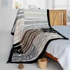 Slickblue Soft Patchwork City of God Throw Blanket, 61x86.6 Inches, Faux Fur & Plush, Cozy for Sofa, Chair & Bedroom - 2 of 3