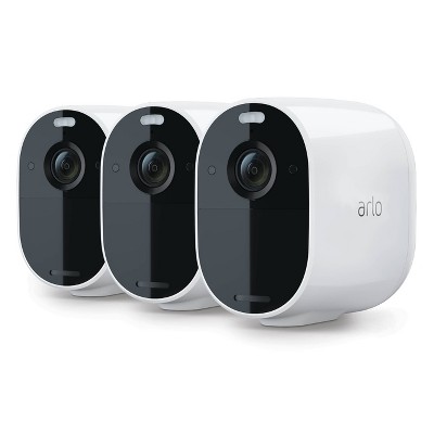 Arlo Essential 1080p Wire-Free Spotlight Indoor/Outdoor Camera - 3pk 