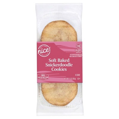 Nice! Soft Baked Cookies Snickerdoodle, 8.0 ea