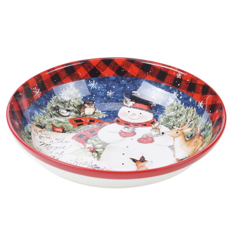 36oz 4pk Earthenware Magic of Christmas Snowman Soup Bowls - Certified International, 2 of 4