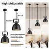 1 - Light Industrial Pendant Light with Brass Dome Lampshade for Kitchen Island(Bulb Included) - 4 of 4