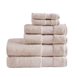 Gracie Mills Thalia 6-Piece 600gsm Turkish Cotton Bath Towel Set - 1 of 4