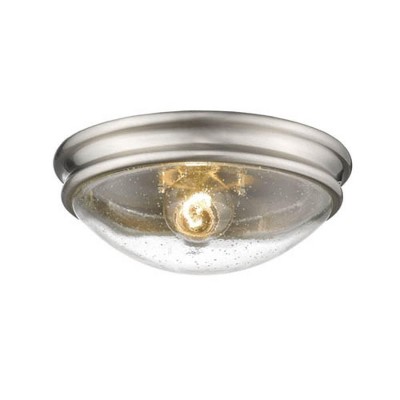 Millennium Lighting 1 - Light Flush Mount In Brushed Nickel : Target