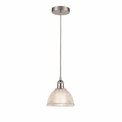 Arietta - 1 Light Cord Hung Mini Pendant In Industrial Style-8.75 Inches Tall and 8 Inches Wide