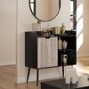 RealRooms Grafton Bar Cabinet, Black Oak - 2 of 4