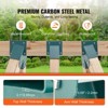 VEVOR A-Frame Middle Swing Set Brackets, Heavy Duty Carbon Steel Swing Set Hardware with Mounting Hardware, Green (3 Pcs) - 4 of 4