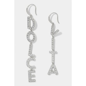 AJOA DOLCE VITA CZ DROP LINEAR EARRINGS - 1 of 4