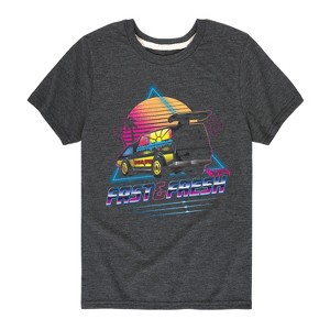 Boys' - Hot Wheels - Fast and Fresh Neon Beach Short Sleeve Graphic T-Shirt - 1 of 4