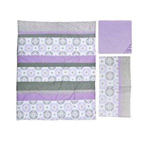 Trend Lab Florence Baby Nursery Crib Bedding Set - 3pc - 1 of 4