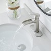 BWE Waterfall Single Handle Single Hole Low-Arc Modern Bathroom Faucet Drip-Free Vanity Sink Faucet - image 2 of 4