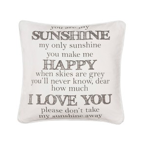 You are my Sunshine word pillow - Levtex Home - 1 of 3
