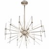 Eris 16.75" 8 Light Chandelier with Optical Crystal in Polished Nickel - 3 of 4