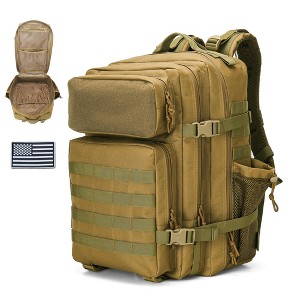 Generic Tactical Backpack - Military Molle Bag 3 Days Pack for men and Women Large Rucksack 45L - 1 of 4