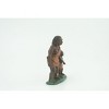 Collectible Wildlife Gifts | Cavewoman and Child, Realistic, Hand Painted, Diorama Figure,  Rubber Model, Gift,      2 inches tall .   F3141 B224 - 3 of 4