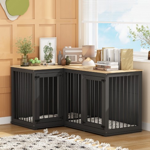 Pet crate with divider best sale