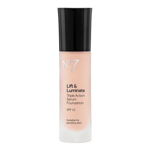 foundation serum luminate lift triple action no7 spf 1oz cool target beige