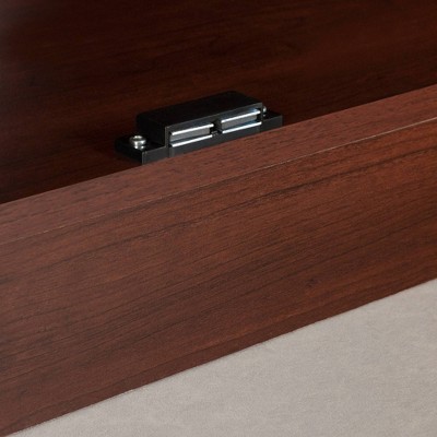 Royal Cherry Laminated Particle Board Freestanding Cupboard with Adjustable Shelves