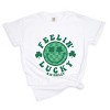 Simply Sage Market S.W.Smiley Feelin Lucky Checkered Smiley Face  Garment Dyed Tee - 2 of 4