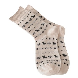 Anna-Kaci Women's Cotton Blend Socks 3-Pair Pack with Cute Animal Print Comfortable and Soft - 1 of 4