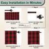 Park Designs Buffalo Check Lined Valance 15" L - 4 of 4