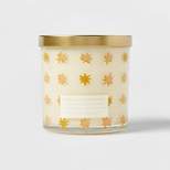 15.1oz Candle Graphic Polka Dot Print Vanilla Shimmer Cream - Opalhouse™